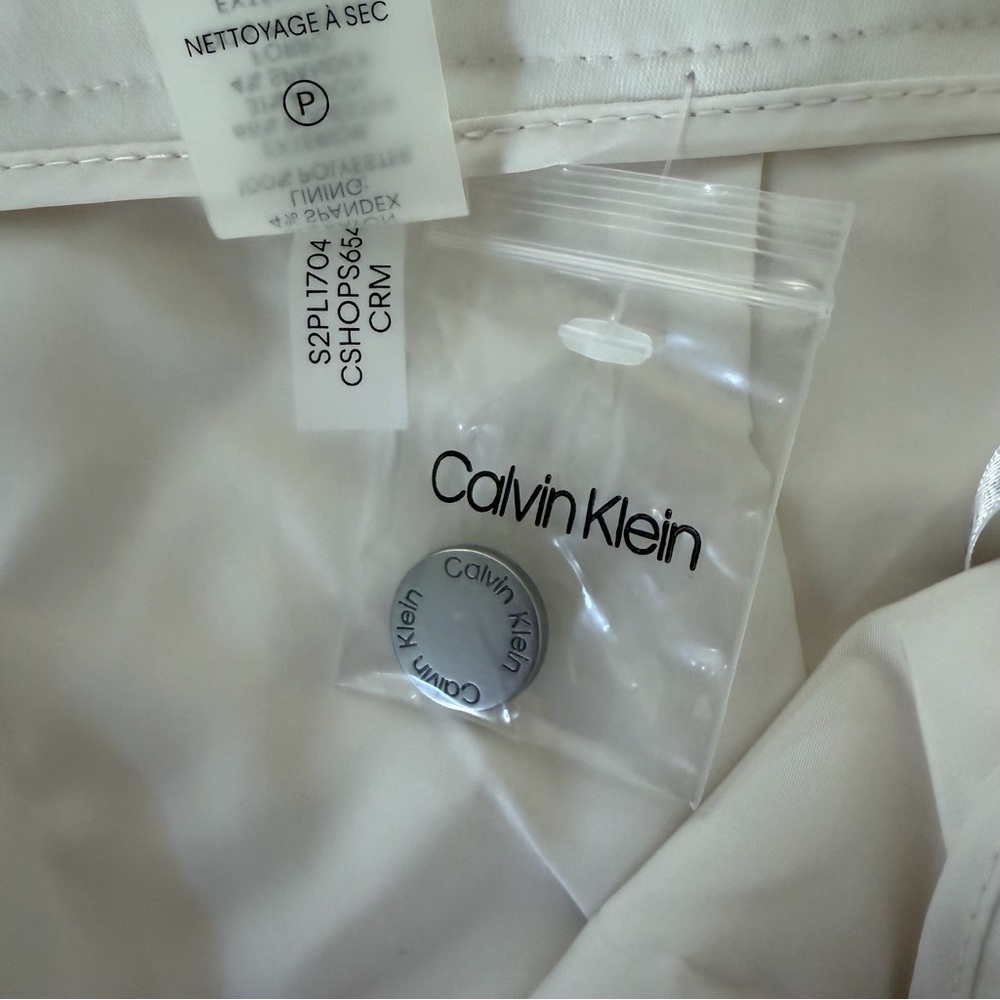 Calvin Klein Cream Trousers - Picture 8 of 9